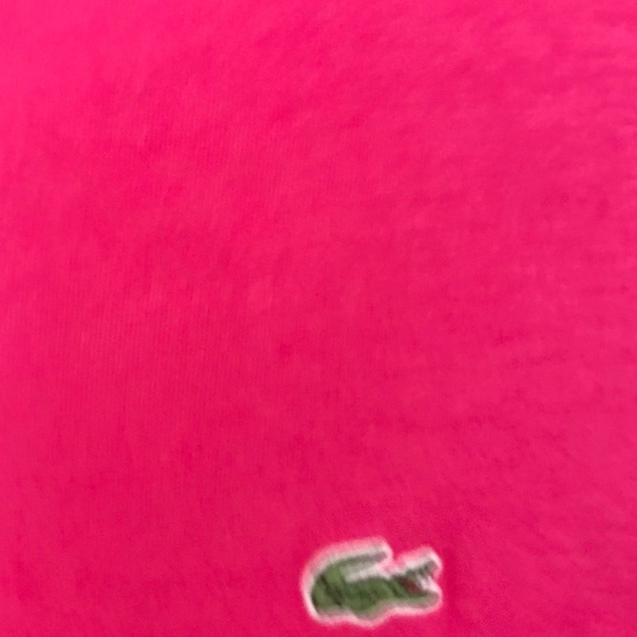 Lacoste Tops - Lacoste Pink Ladies t-shirt